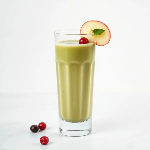 Smoothie Saudável de Maçã e Matcha