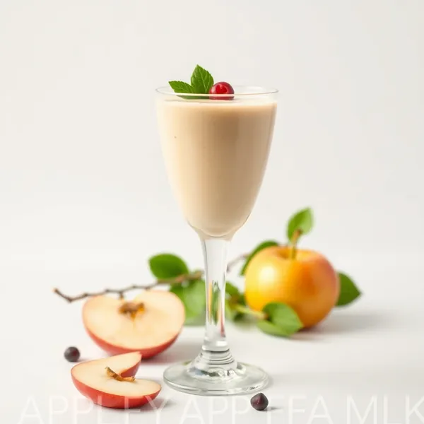 Batido Saludable de Manzana y Leche de Guisante