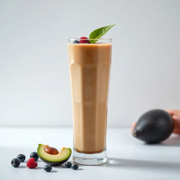 Smoothie Sano di Avocado e Caffè Freddo