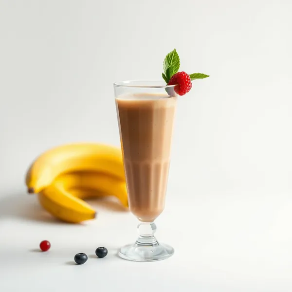 Smoothie Sain à la Banane et au Café Froid