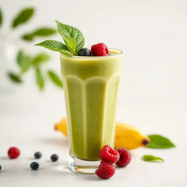 Smoothie Sain à la Banane et Matcha