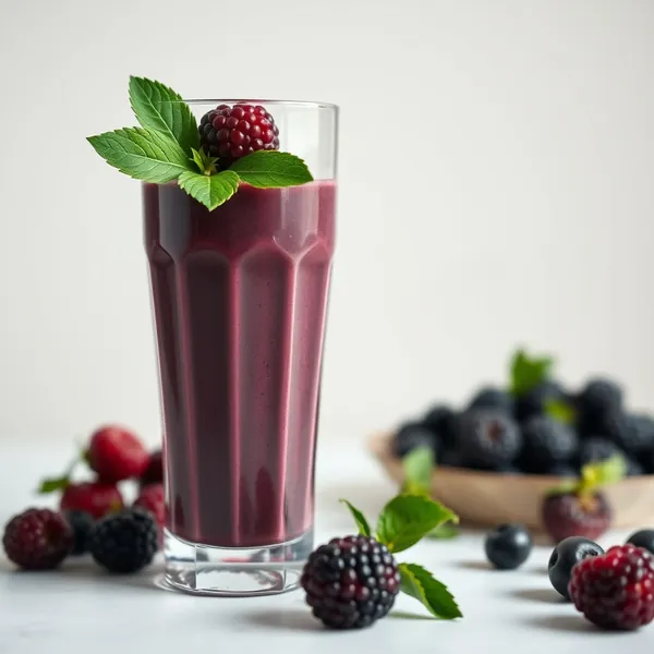 Smoothie Sain à la Protéine de Mûre