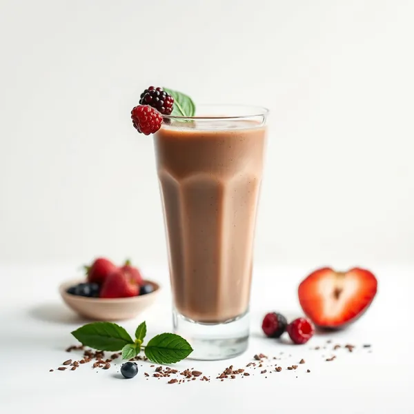Frullato Sano al Cacao in Polvere e Latte di Kefir