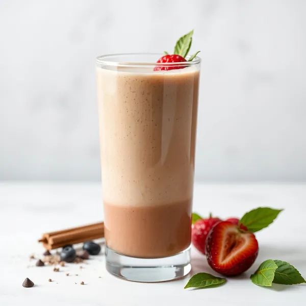Healthy Cacao Powder Spelt Milk Smoothie