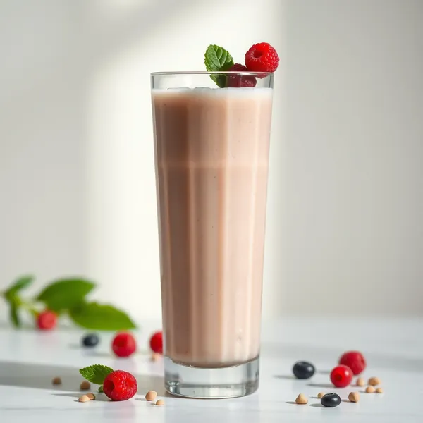 Smoothie Sain aux Graines de Chia et Lait de Pois