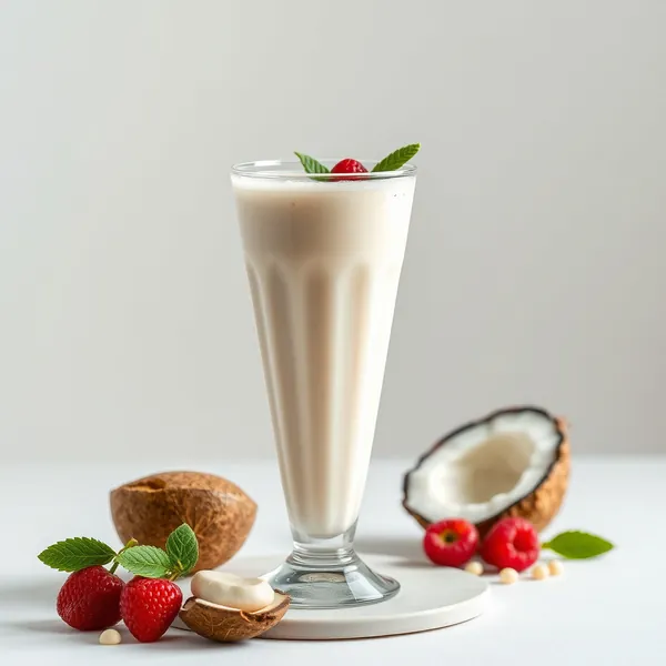 Healthy Coconut Macadamia Milk Smoothie