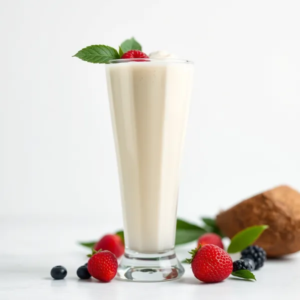 Healthy Coconut Rice Milk Smoothie