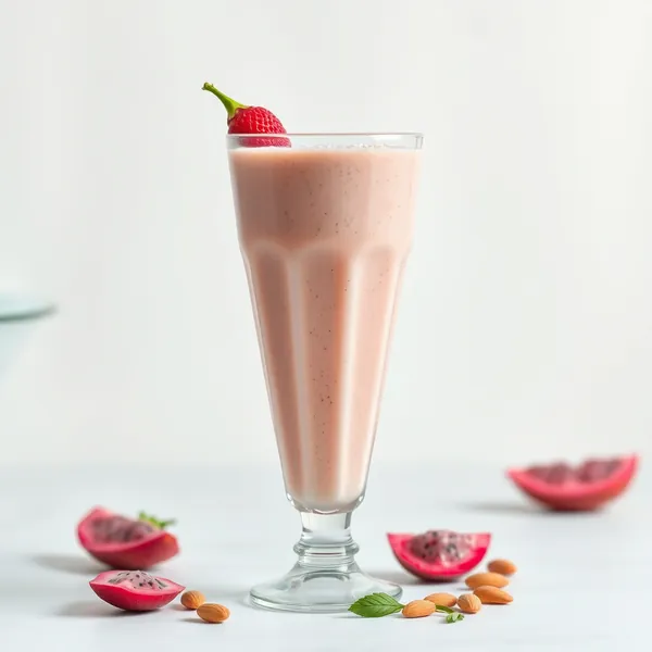 Healthy Dragonfruit Almond Coconut Milk Smoothie
