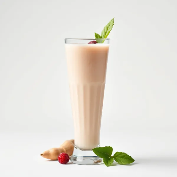 Gesunder Ingwer Kefir Milch Smoothie