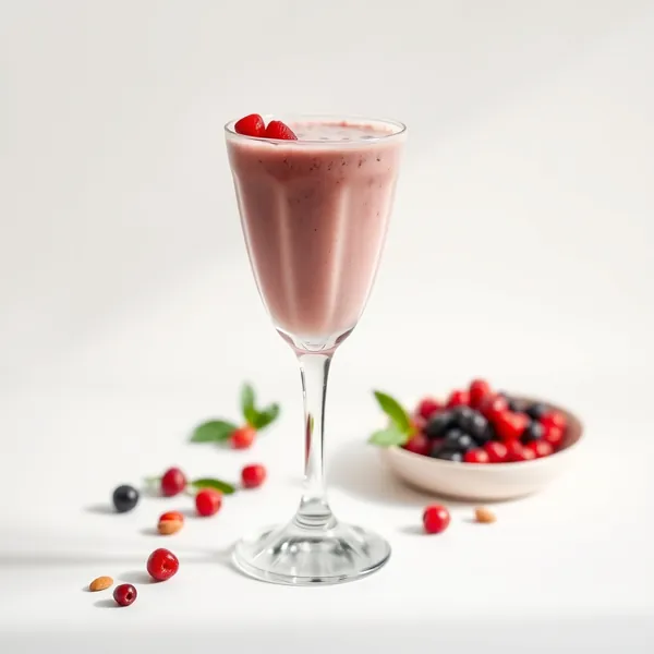 Smoothie Sain aux Baies Goji, Amande et Lait de Coco