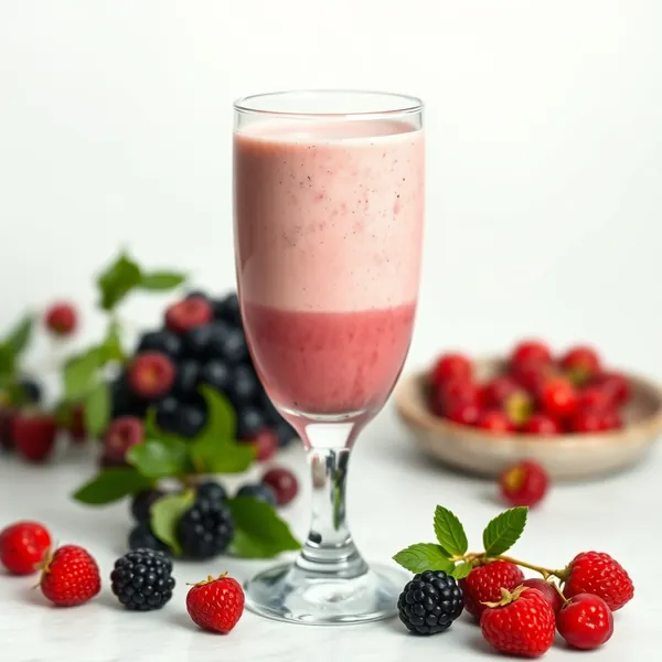 Smoothie Saudável de Baya Goji e Leite de Caju