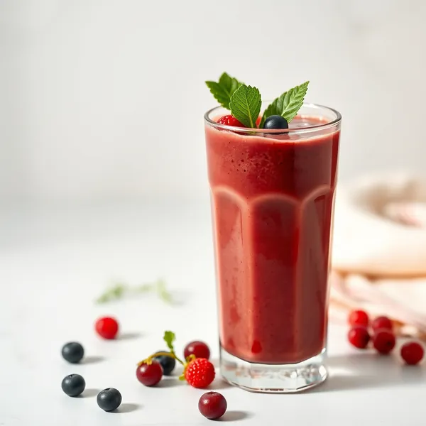 Batido Saludable de Baya de Goji y Café Frío