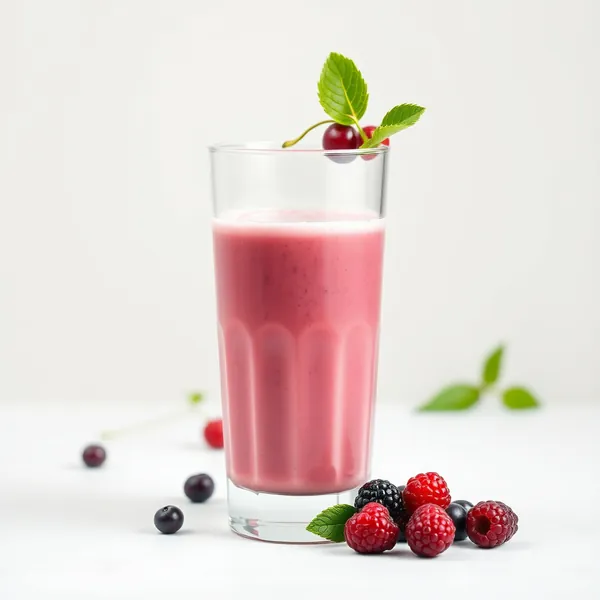 Smoothie Sain aux Baies Goji et Lait de Pois