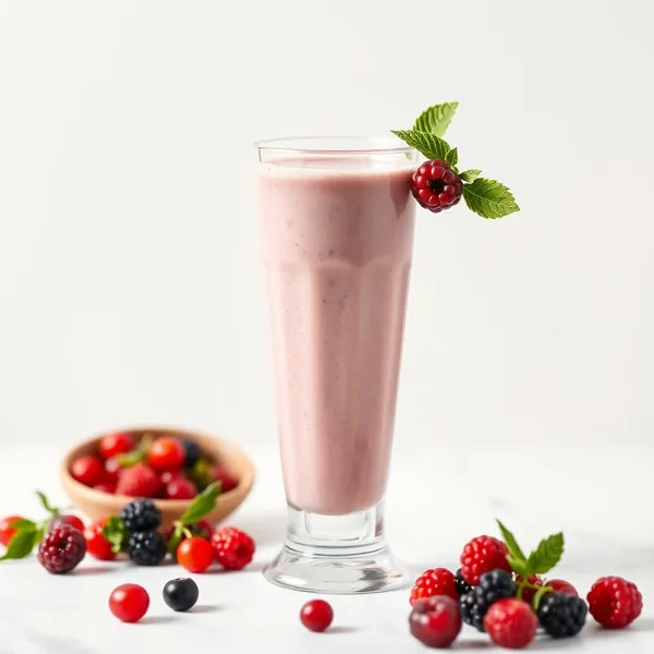 Smoothie Sain aux Baies Goji et Lait d'Épeautre