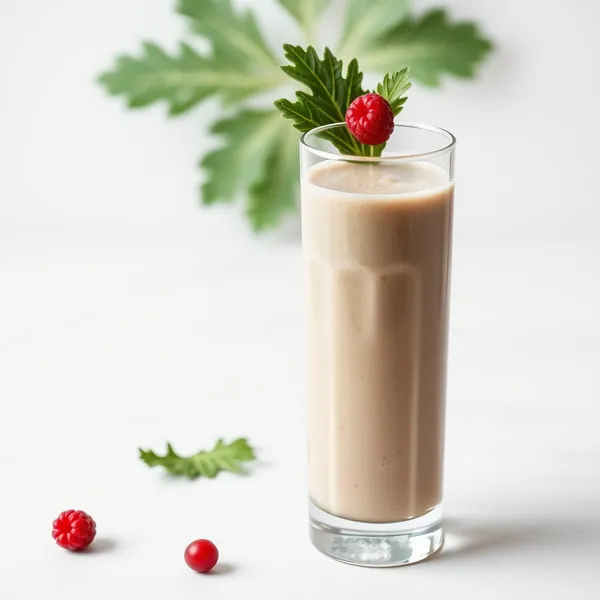 Batido Saludable de Col Rizada y Leche de Arroz