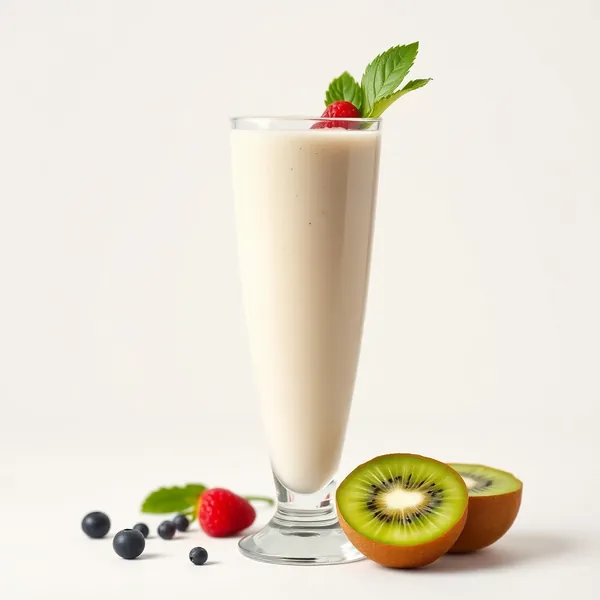 Smoothie Saudável de Kiwi e Kefir