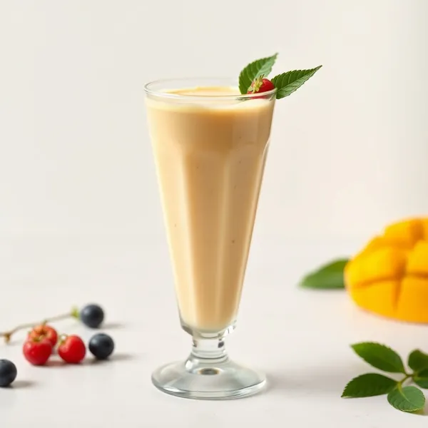 Healthy Mango Kefir Milk Smoothie
