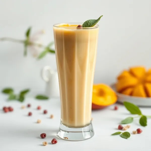 Smoothie Sain à la Mangue et au Lait d'Épeautre