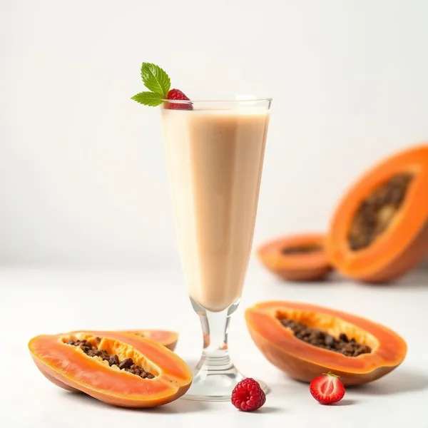 Batido Saludable de Papaya y Kefir