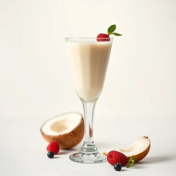 Smoothie Saudável de Pera e Água de Coco