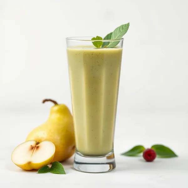 Smoothie Saudável de Pera e Chá Matcha