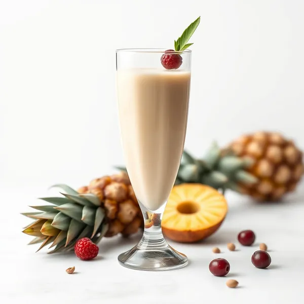 Smoothie Sain à l'Ananas et aux Noisettes
