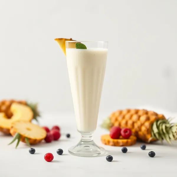 Smoothie Saudável de Abacaxi e Kefir