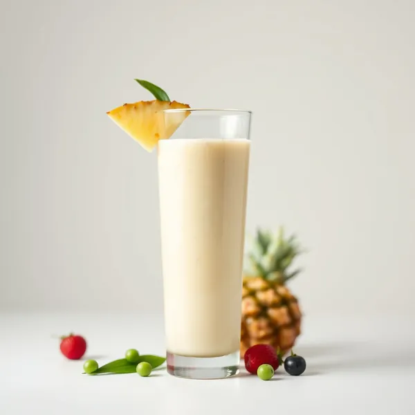 Smoothie Sano all'Ananas e Latte di Piselli