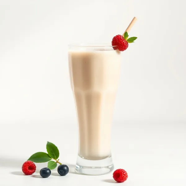 Smoothie Sain en Poudre de Protéine et Eau de Coco