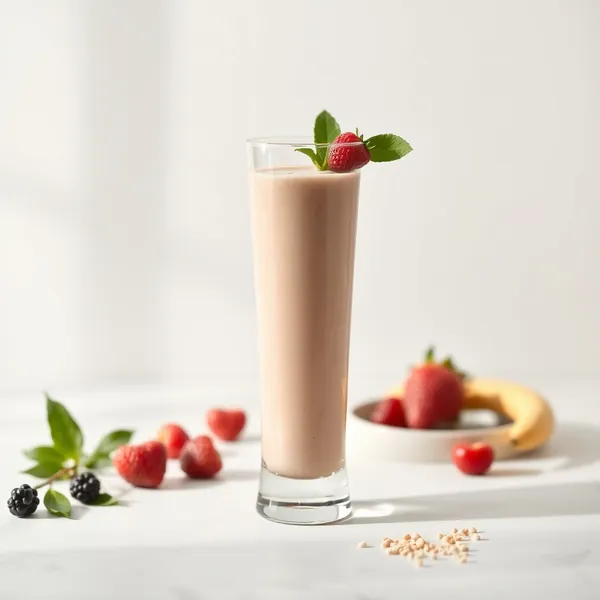 Smoothie Sain en Lait de Cannabis