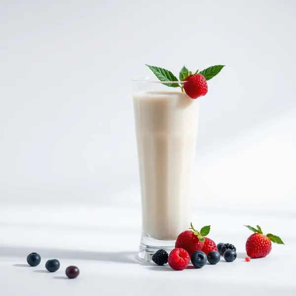 Frullato Sano in Polvere di Proteine e Latte di Kefir
