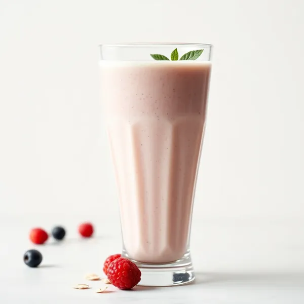 Smoothie Saudável de Proteína e Leite de Aveia