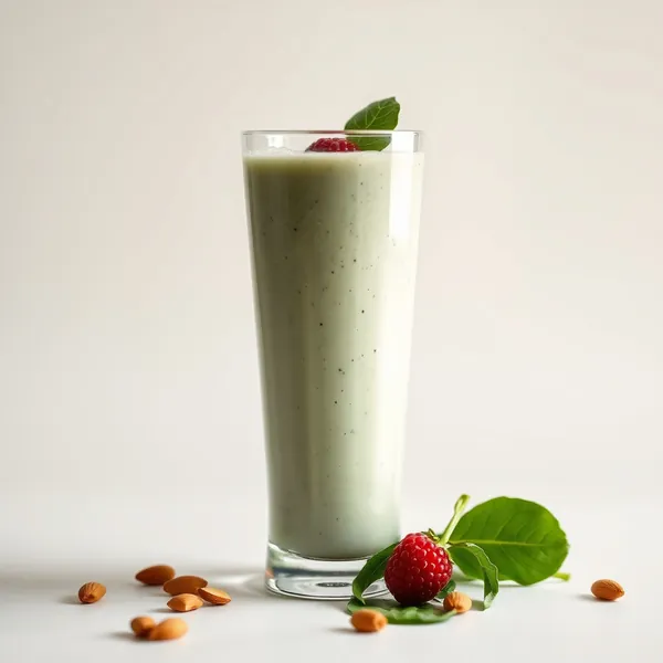 Smoothie Sano di Spinaci, Mandorla e Latte di Cocco