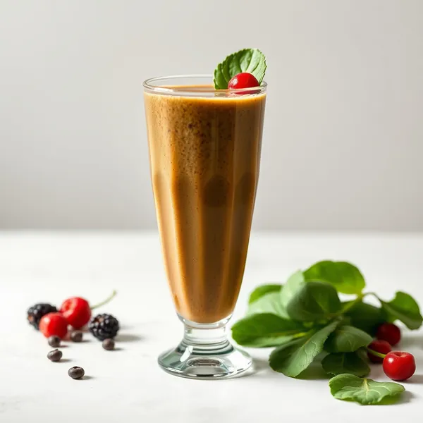 Smoothie Sano di Spinaci e Caffè Freddo