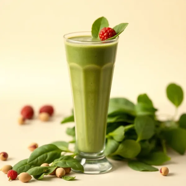 Healthy Spinach Pistachio Milk Smoothie