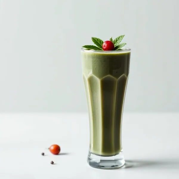 Smoothie Sain à la Spiruline et aux Noisettes