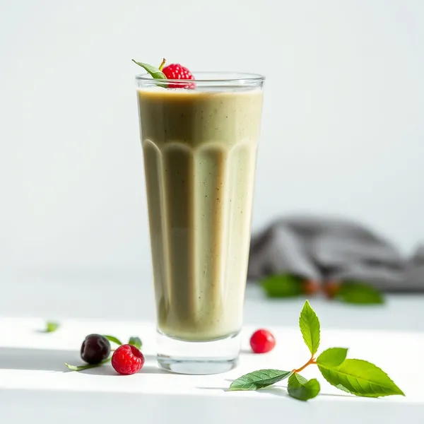 Gesunder Spirulina Hanfmilch Smoothie