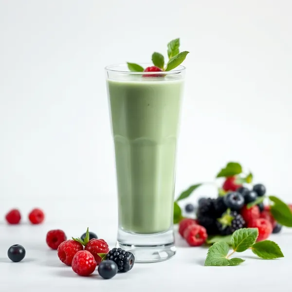 Batido Saludable de Kefir y Spirulina