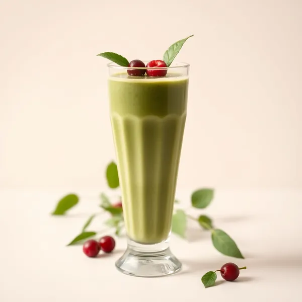 Smoothie Saudável de Espelta e Spirulina