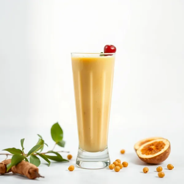 Healthy Turmeric Pea Milk Smoothie
