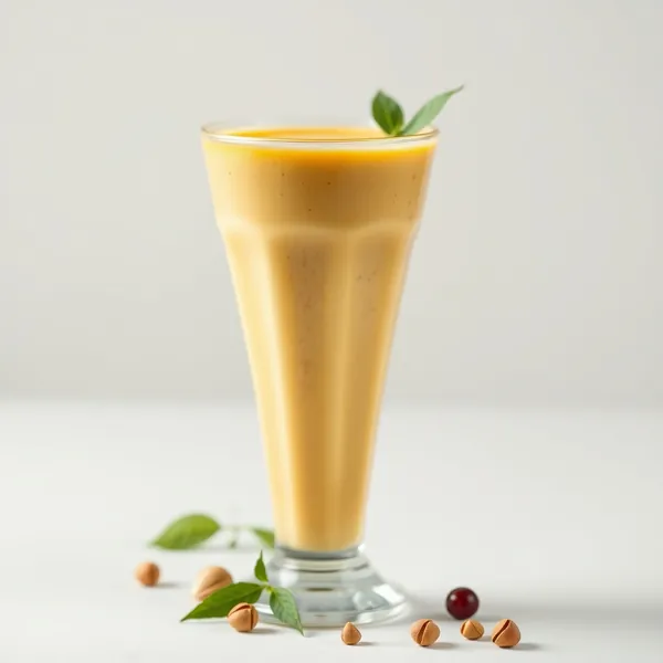 Batido Saludable de Leche de Pistacho y Cúrcuma