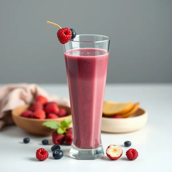 Smoothie Alto em Proteínas de Açaí e Leite de Macadâmia