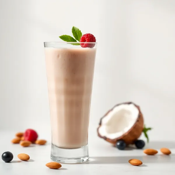 Smoothie di Burro di Mandorle Alto in Proteine