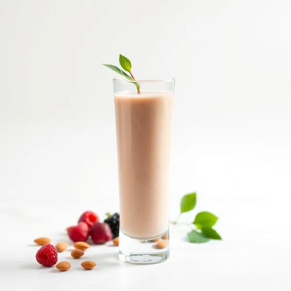 Smoothie Haut en Protéines Beurre d'Amande et Lait de Macadamia