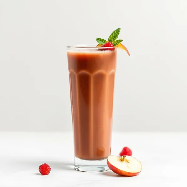 High Protein Apple Juice Smoothie