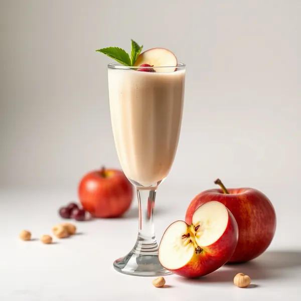 Hoch-Protein Apfel-Cashew-Milch-Smoothie
