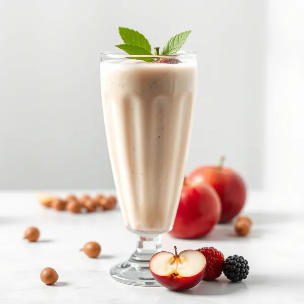 High Protein Apple Hazelnut Milk Smoothie