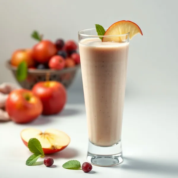 High Protein Apple Kefir Milk Smoothie