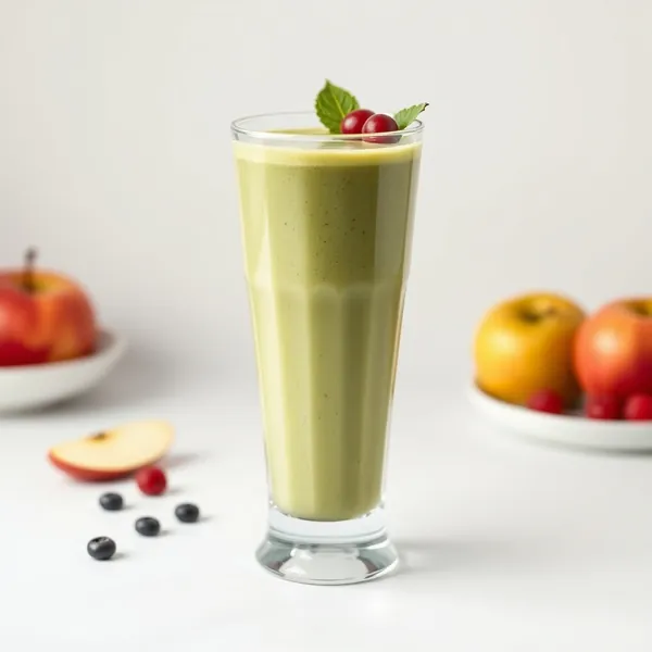 High Protein Apple Matcha Tea Smoothie