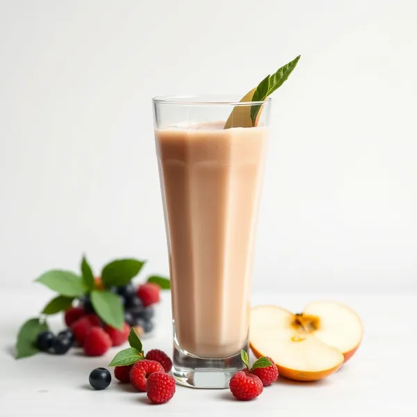 High Protein Apple Protein Shake Smoothie